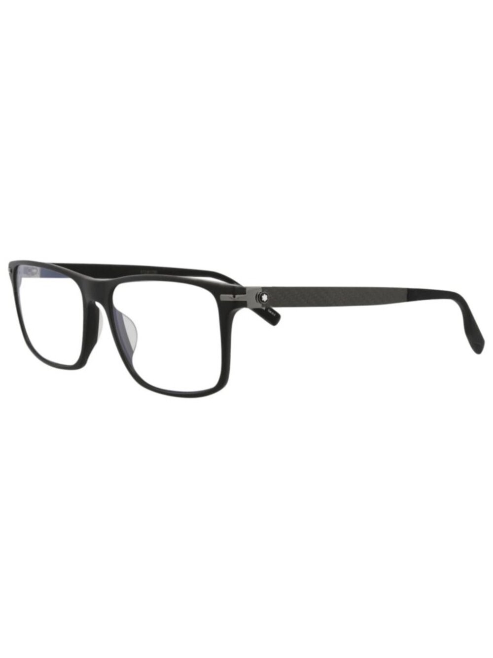 New Montblanc Women's Sunglasses Square Rectangle Acetate Frame Mens Black Black